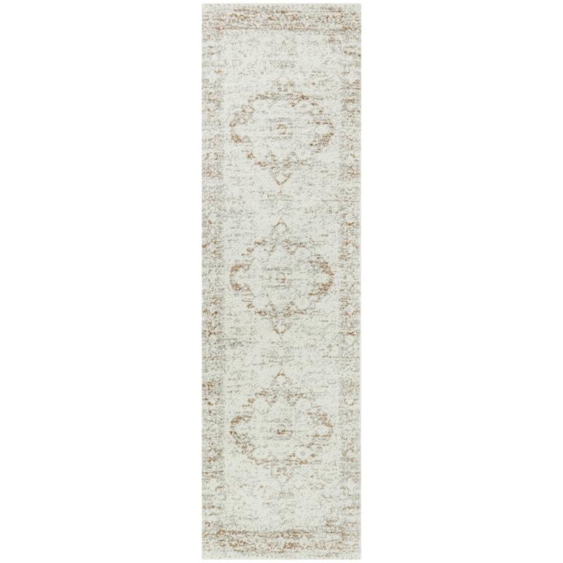 Nafisa Distressed Medallion Area Rug