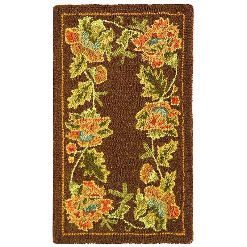 SAFAVIEH Handmade Berkeley Delphine Botanical Wool Rug