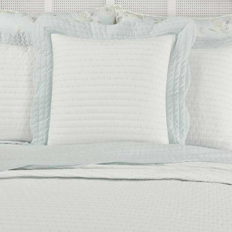 Amherst 20" Square Quilted Decorative Throw Pillow