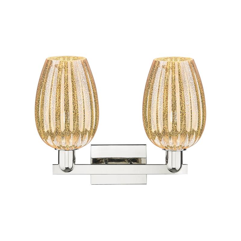 Innovations Lighting Downtown Urban - Preston - 2 Light 16" Flute Shade Bath Vanity Light