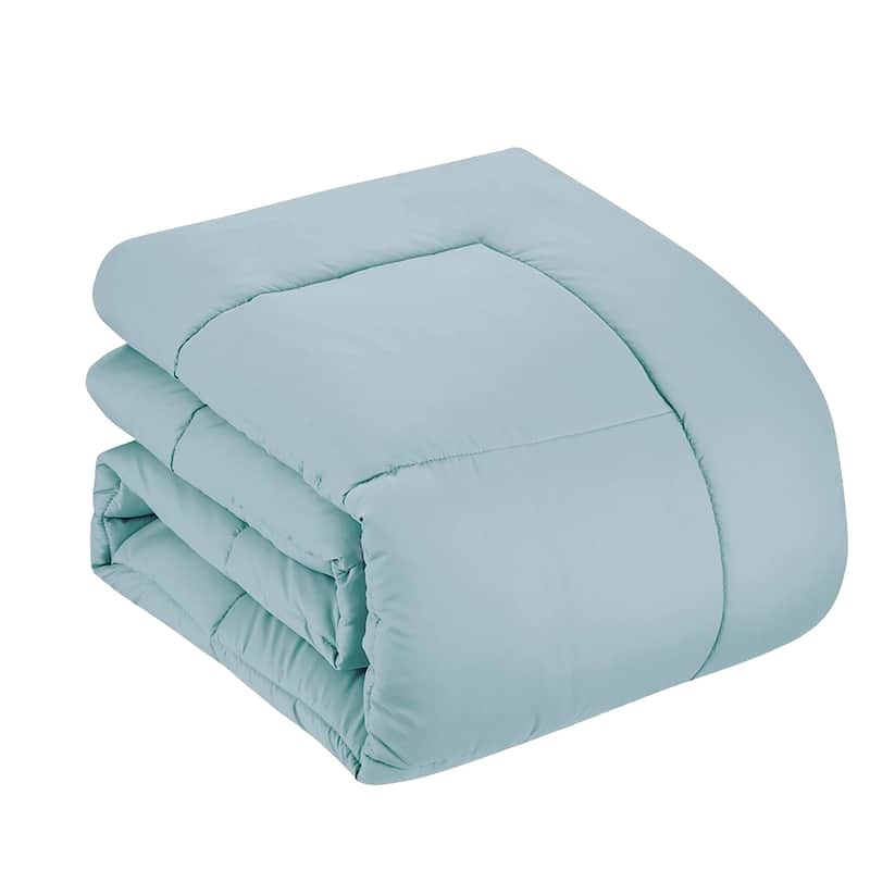 Sweet Home Collection Luxury Solid Bed-In-a-Bag with Sheet Set