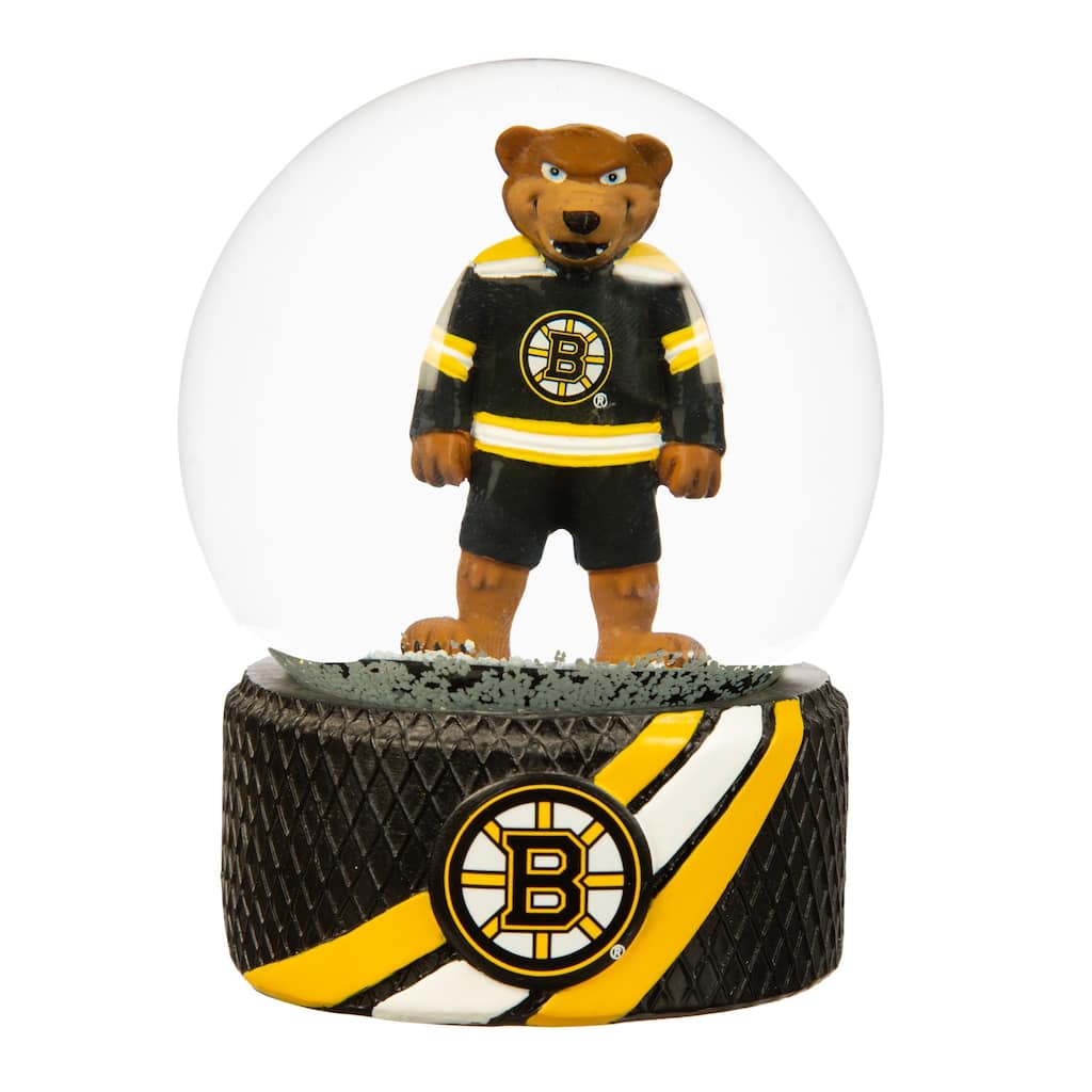 Boston Bruins 5 in. Glass Tabletop Snow Globe