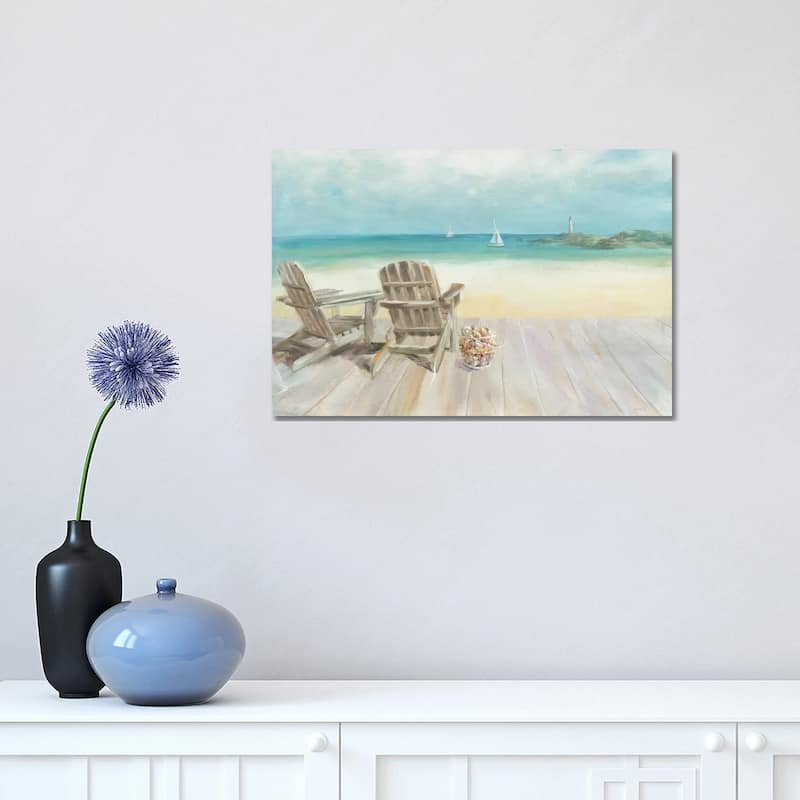 iCanvas "Seaside Morning No Window" by Danhui Nai Canvas Print - 12x18x1.5
