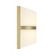 preview thumbnail 9 of 10, Minka Lavery 822-L Velaux 11" Tall LED Wall Sconce with Faux Alabaster