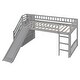 preview thumbnail 4 of 4, Twin Size Loft Bed with Two Drawers, Stairway and Slide
