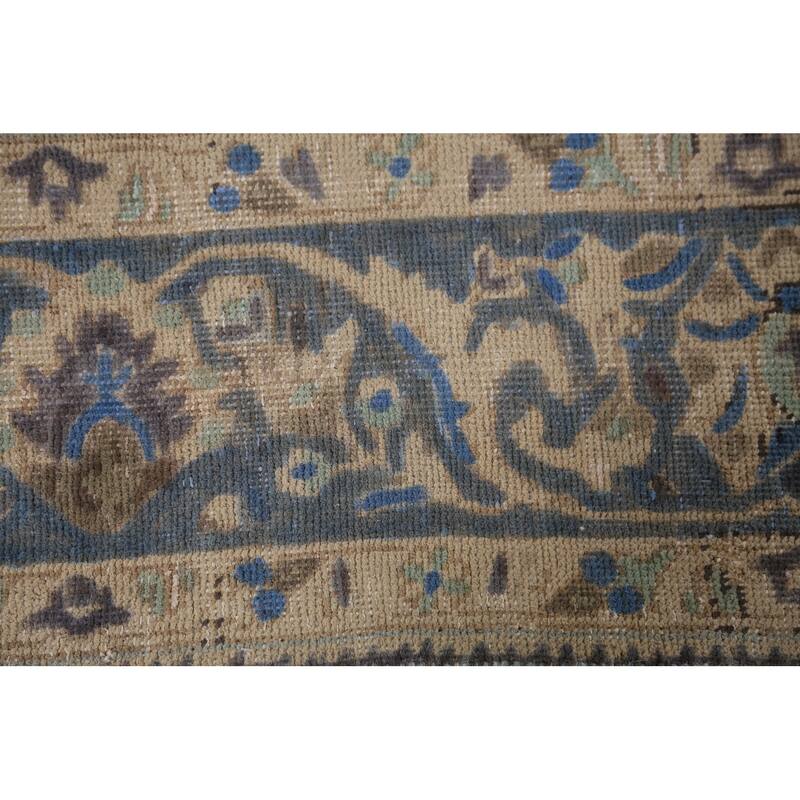 Medallion Tabriz Persian Area Rug Oriental Handmade Floral Wool Carpet - 6'4"x 8'10"