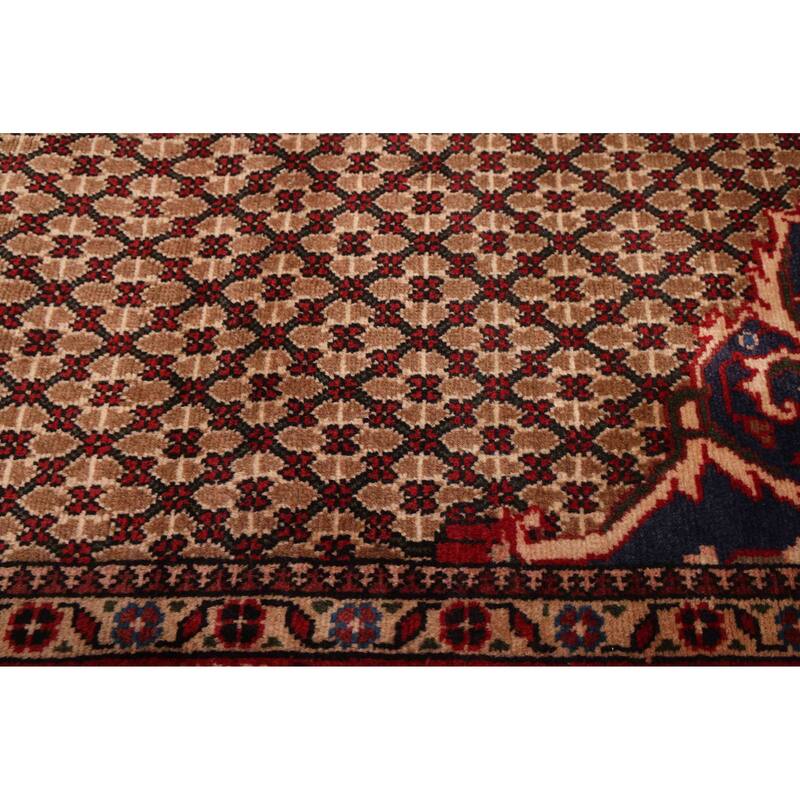 ECARPETGALLERY Hand-knotted Anatolian Vintage Brown Wool Rug - 5'0 x 9'1