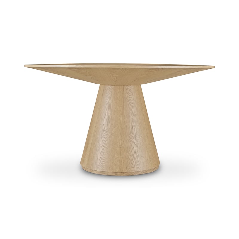 Aurelle Home Modern Pedestal Kitchen Dining Table