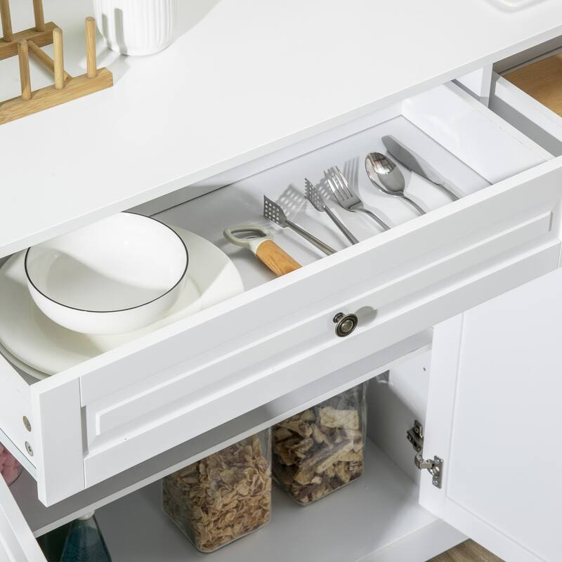 Sideboard Buffet Cabinet with Adjustable Shelves