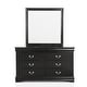 preview thumbnail 23 of 32, Furniture of America Devi Traditional Solid Wood 6-Piece Sleigh Bedroom Set