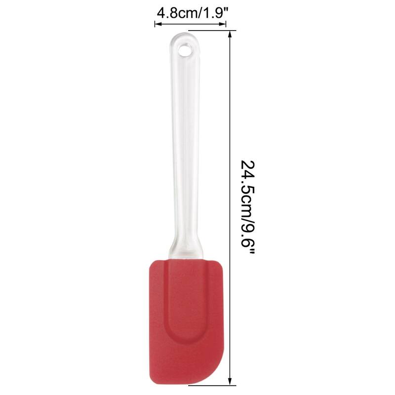 pcs Flexible Silicone Spatula Heat Resistant Non Stick for Cooking - 9.6" x 1.9"(L*W)