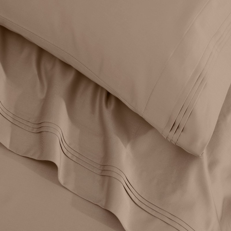 Blue Nile Mills 1500 Thread Count Egyptian Cotton Deep Pocket Solid Sheet Set