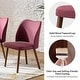 preview thumbnail 63 of 64, HULALA HOME Melisa Solid Wood Dining Chair Set of 4