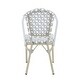 preview thumbnail 6 of 8, Furniture of America Portia French Metal Wicker Outdoor Bistro Chairs (Set of 2) - Set of 2