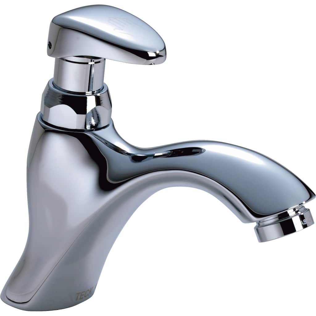 Delta Single Handle Metering Slow-Close Bathroom Faucet ADA Compliant