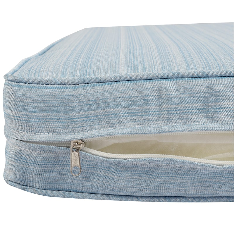 24 x 22 in. 2-Piece Deep Seating Outdoor Lounge Chair Cushions