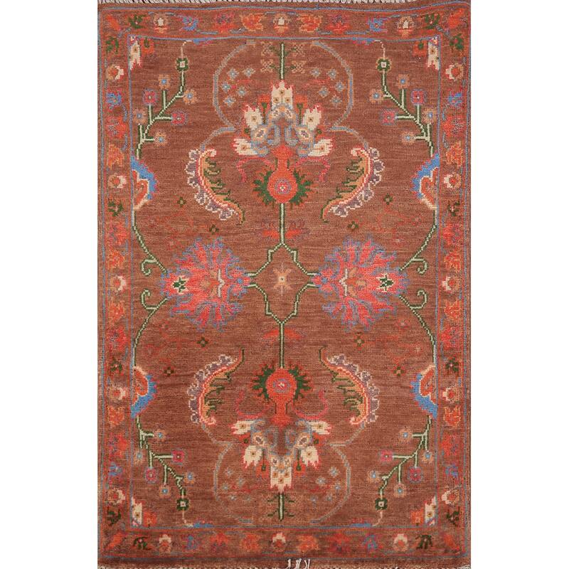 Kazak Oriental Foyer Rug Handmade Traditional Wool Carpet - 2'0" x 3'0"