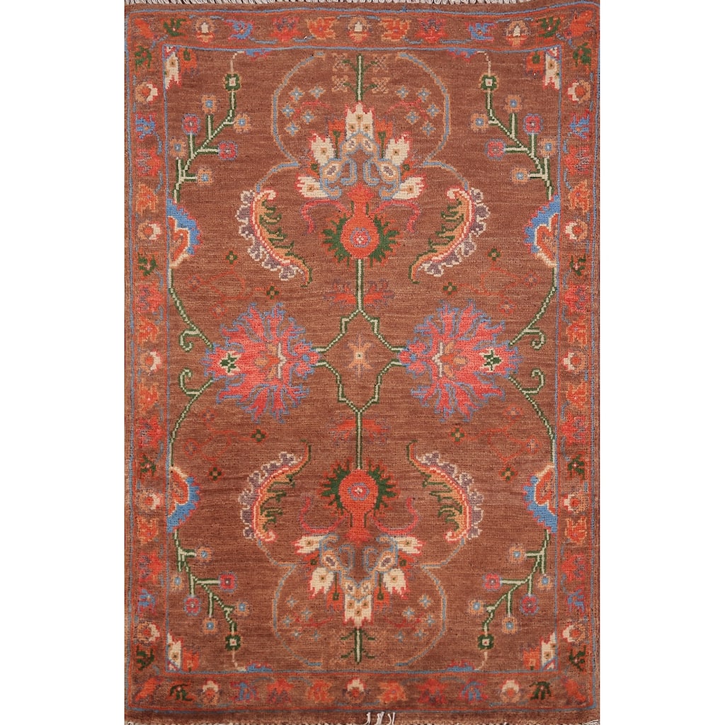Kazak Oriental Foyer Rug Handmade Traditional Wool Carpet - 2'0" x 3'0"