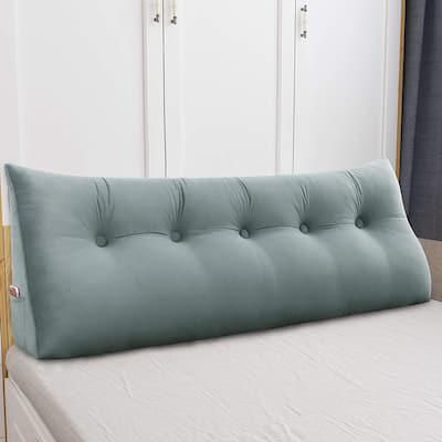 WOWMAX Large Bed Rest Wedge Reading Pillow Back Support Headboard Cushion