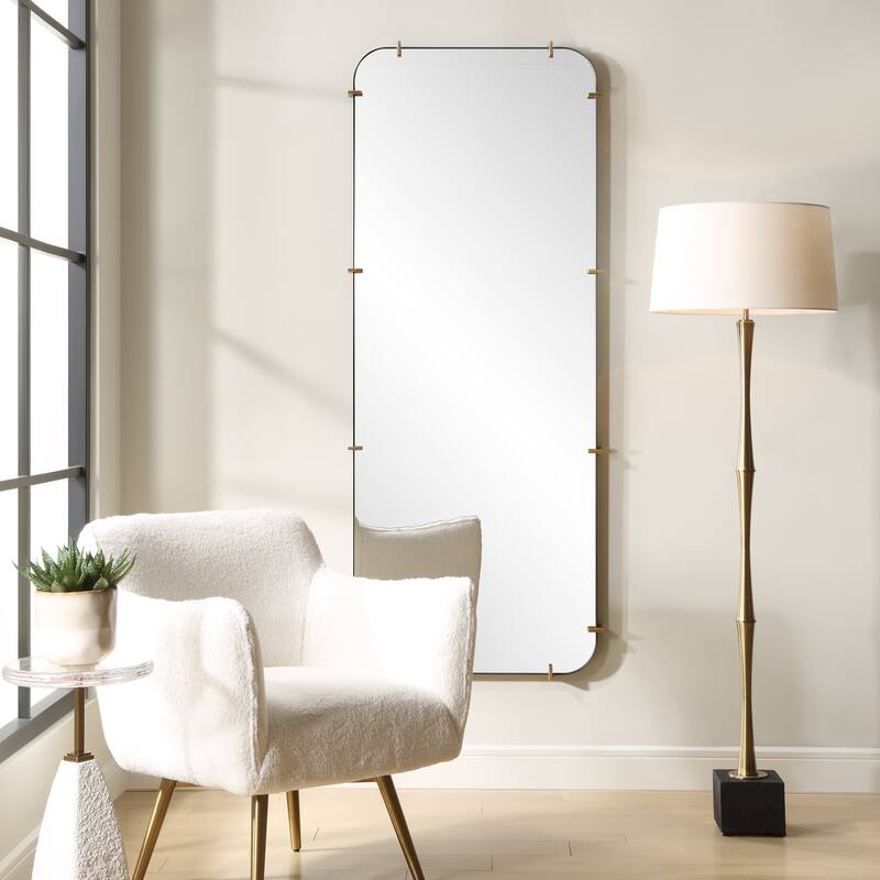 Uttermost Pali Industrial Dressing Mirror - 73.5'' H X 29.375'' W X 2.5'' D