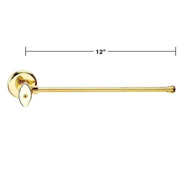 Sink Supply Line Shut Off Valve 12 inch Riser All Solid Brass Pack of 2