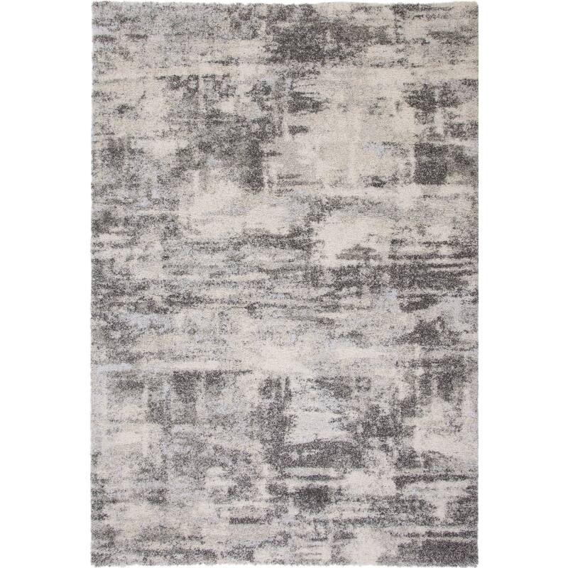 Granada Lina Grey/ Ivory Area Rug - 2' x 6' Runner