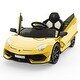 preview thumbnail 30 of 34, 12V Licensed Ride On Car for Kids Yellow
