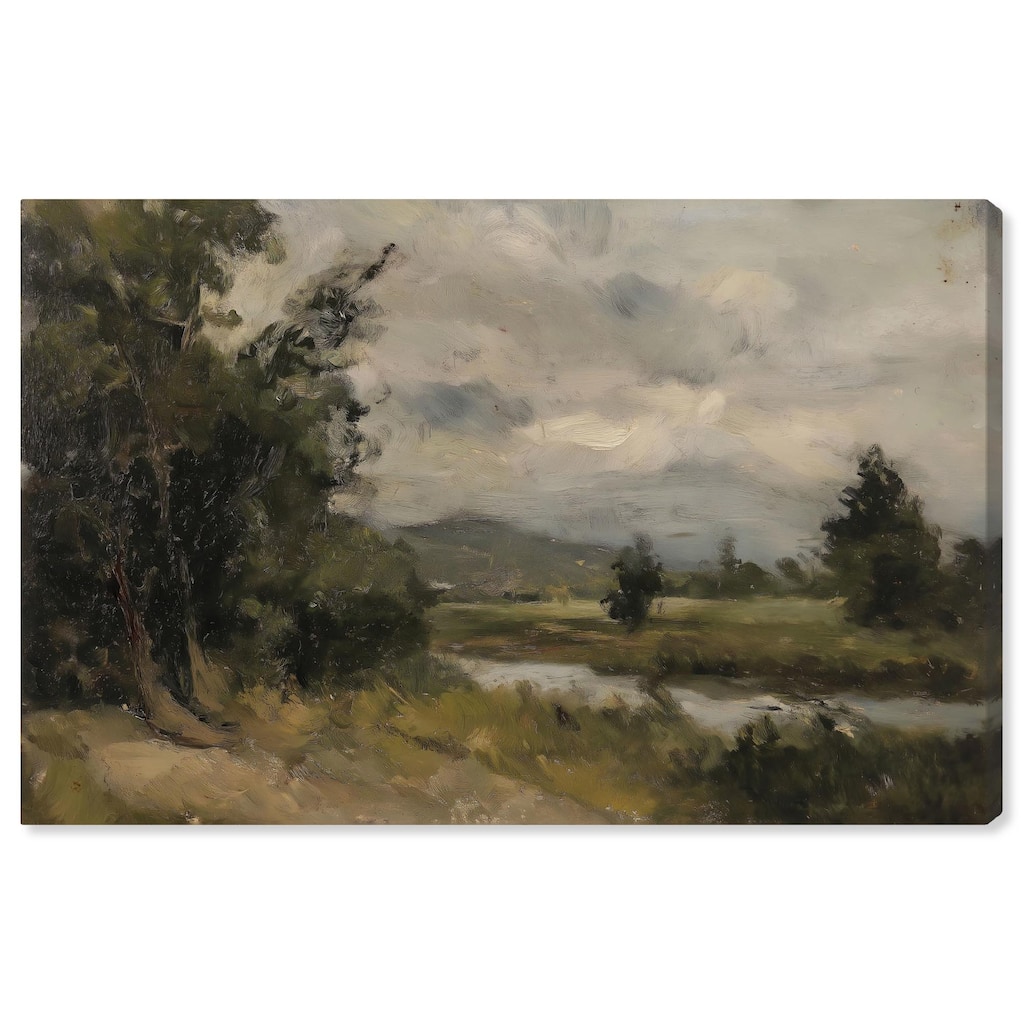 River's Path Canvas by Art Remedy, Gallery Wrapped