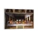 preview thumbnail 8 of 10, iCanvas "The Last Supper, 1495-1498" by Leonardo da Vinci Framed Canvas Print White - 18x26