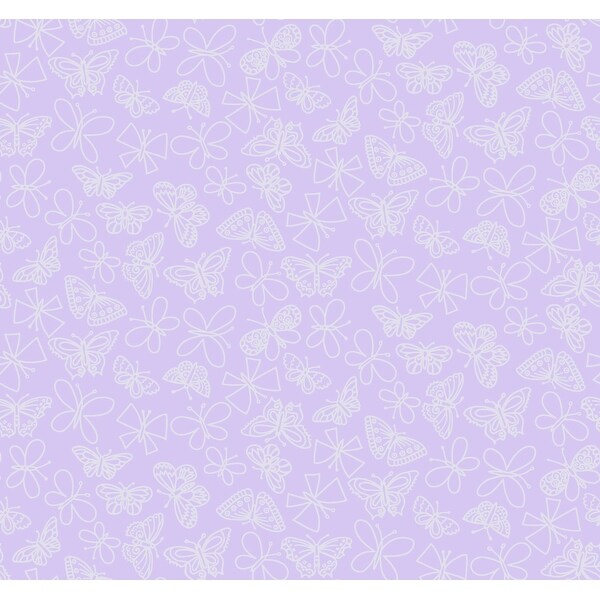 Shop York Wallcoverings Bs5538 Room To Grow Glitter Butterfly
