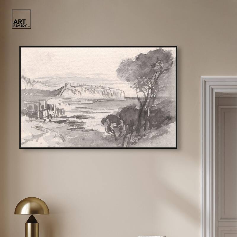 View across a Monaco Canvas by Art Remedy