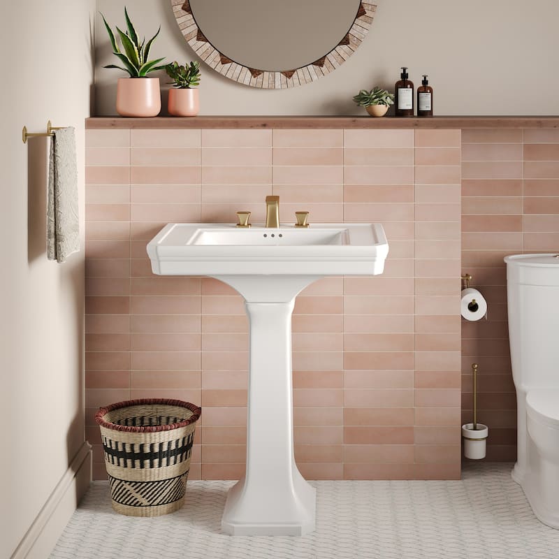 Lausanne Two-Piece Pedestal Sink - 66.73" x 30.71" 42.13"