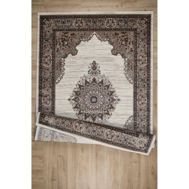 Master Collection Medallion Transitional Area Rug