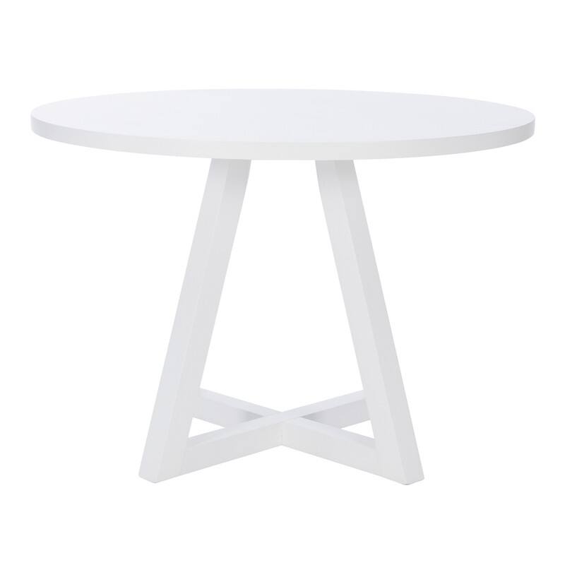 Catron White Round Dining Table