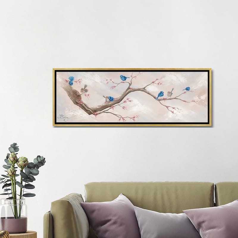 iCanvas "Fairy Wren, Ventures" by Isabella Karolewicz Framed