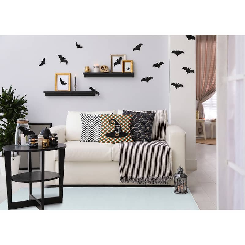 Halloween Witch Way to the Candy Accent Pillow