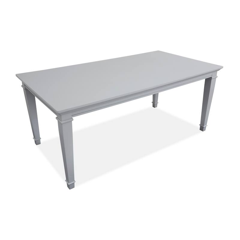 Magnussen Home Charleston Harbor Gray Extendable Rectangular Dining Table - 38''W x 72''D x 30''H