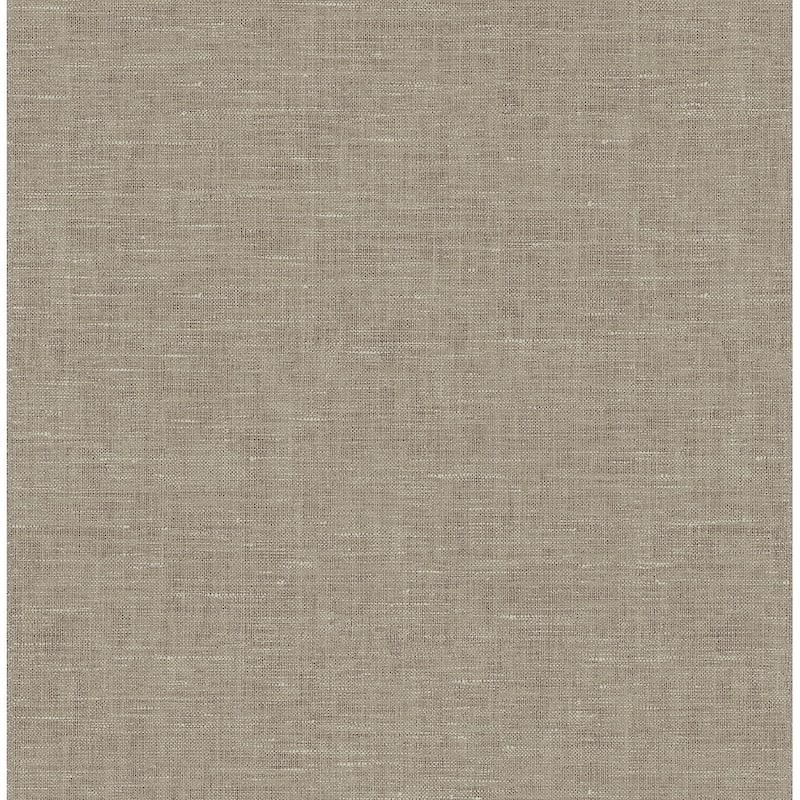Seabrook Designs Jocelyn Faux Linen Unpasted Wallpaper