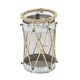 preview thumbnail 5 of 8, Silver Metal Decorative Indoor Outdoor Candle Lantern (Set of 3)
