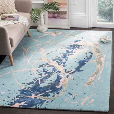 SAFAVIEH Handmade Soho Shaunna N.Z. Wool/ Viscose Rug