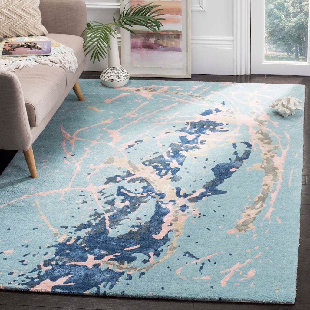 SAFAVIEH Handmade Soho Shaunna N.Z. Wool/ Viscose Rug