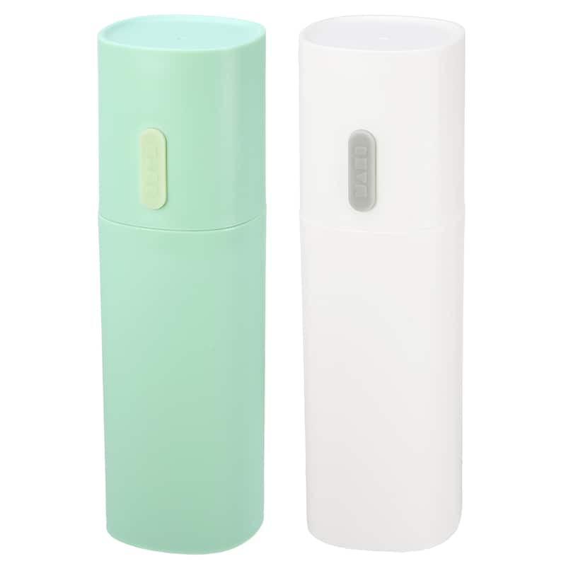 2pcs Toothbrush Travel Case Lightweight for Travel 7.68"x2.36"