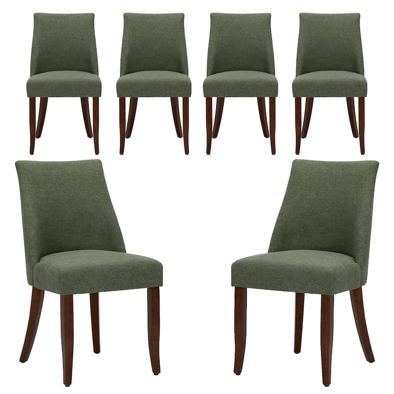 RENEWLINE Contemporary Dining Chair（Set of 2/4/6 - Upholstered Backrest & Wood Frame