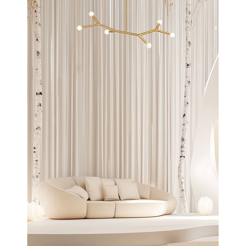 Dainolite Morgan 6 Light Horizontal Pendant