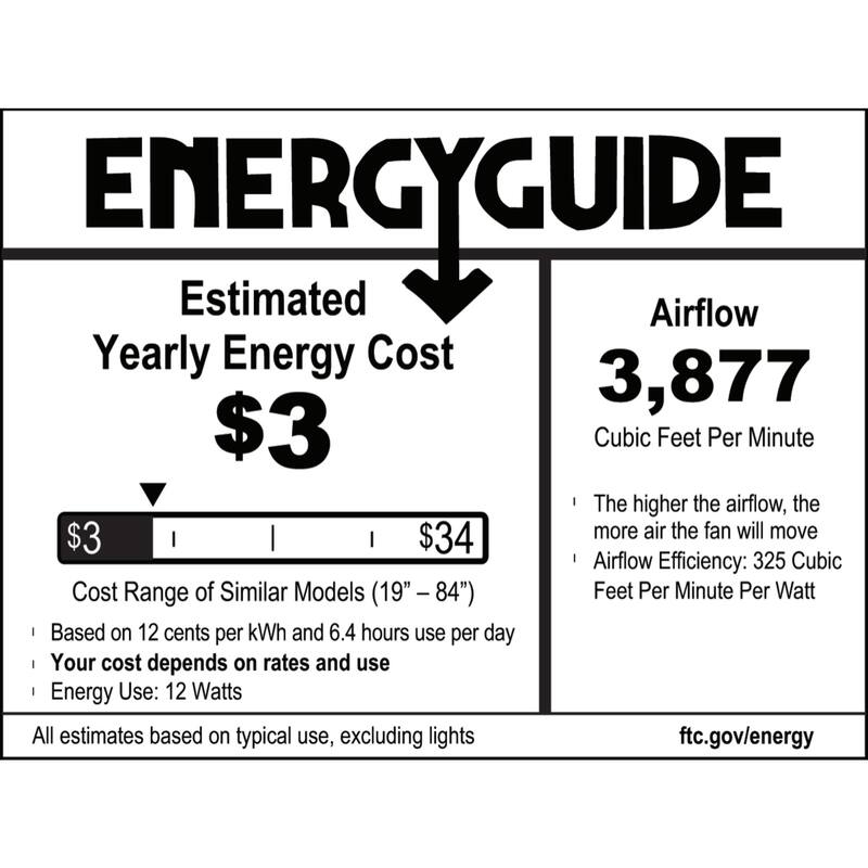 Hunter 52" Brazos Outdoor Ceiling Fan w/LED Light, Handheld Remote - Modern, Transitional, Windmill - Damp Rated - ENERGY STAR!