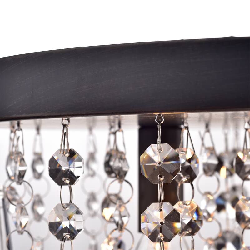 Scelene Crystal 4-light Flush Mount
