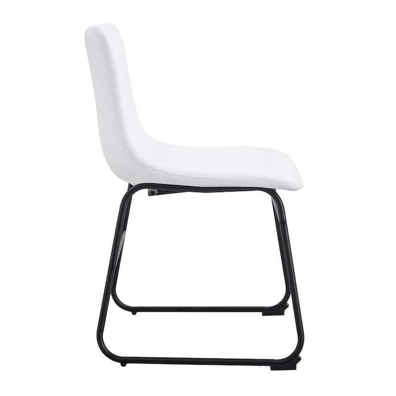 4Pcs Suede Dining Chairs, Bar Stools for Industrial and Vintage Style