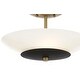 preview thumbnail 3 of 1, Minka Lavery 1703 Bax 3 Light 14" Wide Semi-Flush Mount Ceiling