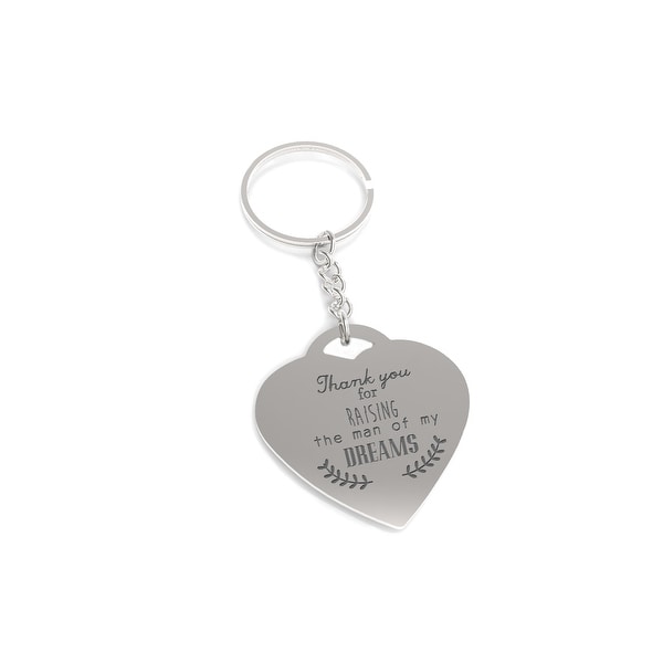 Thank You for Raising the Man of My Dreams Key Chain Gift for Mother in Law
