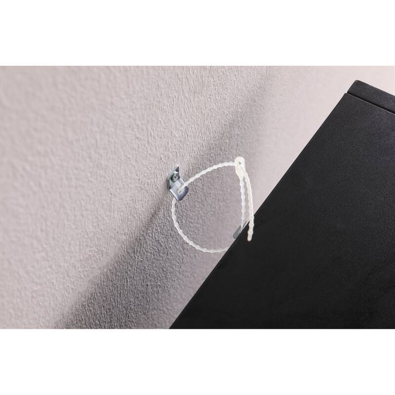 Roomfitters 8-Tier Tall Narrow Bookcase with Wavy Edge Design, Adjustable Shelves Slim Bookshelf for Living Room or Office